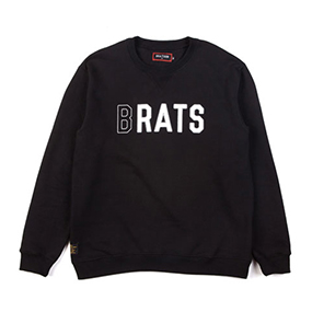 B.RATS Crewneck BLACK