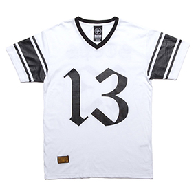 13steps V-Neck Shirt WHITE