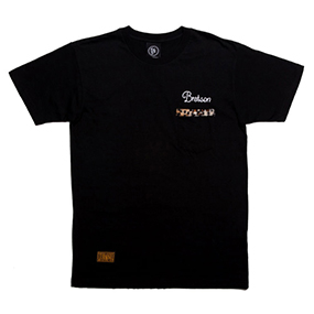 Leopard PocketT-Shirt BLACK