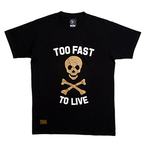 Too Fast To LiveT-Shirt BLACK/GOLD