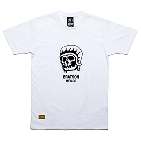 MFG.CO Sucktatoo SkullT-Shirt WHITE